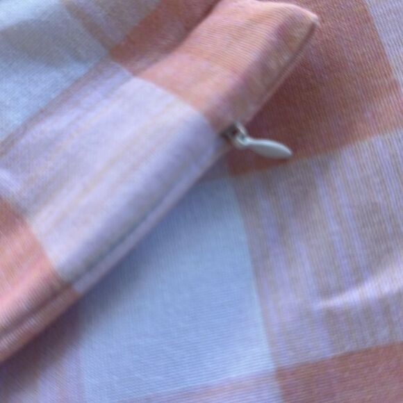 Laura Park Gingham Throw Pillow Covers 22”x22” - Picture 5 of 6